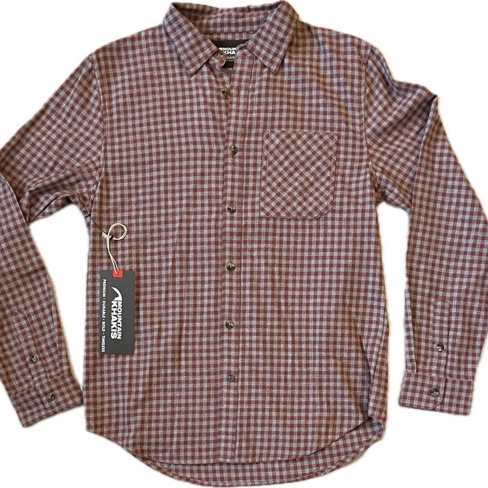 Mountain Khakis Downtown Flannel Button Down Medium